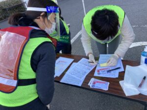 災害ボランティアセンター運営訓練の様子